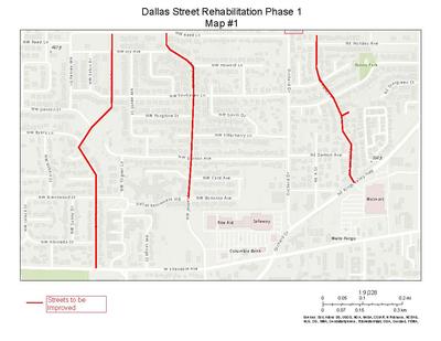 Street Rehabilitation Map 1